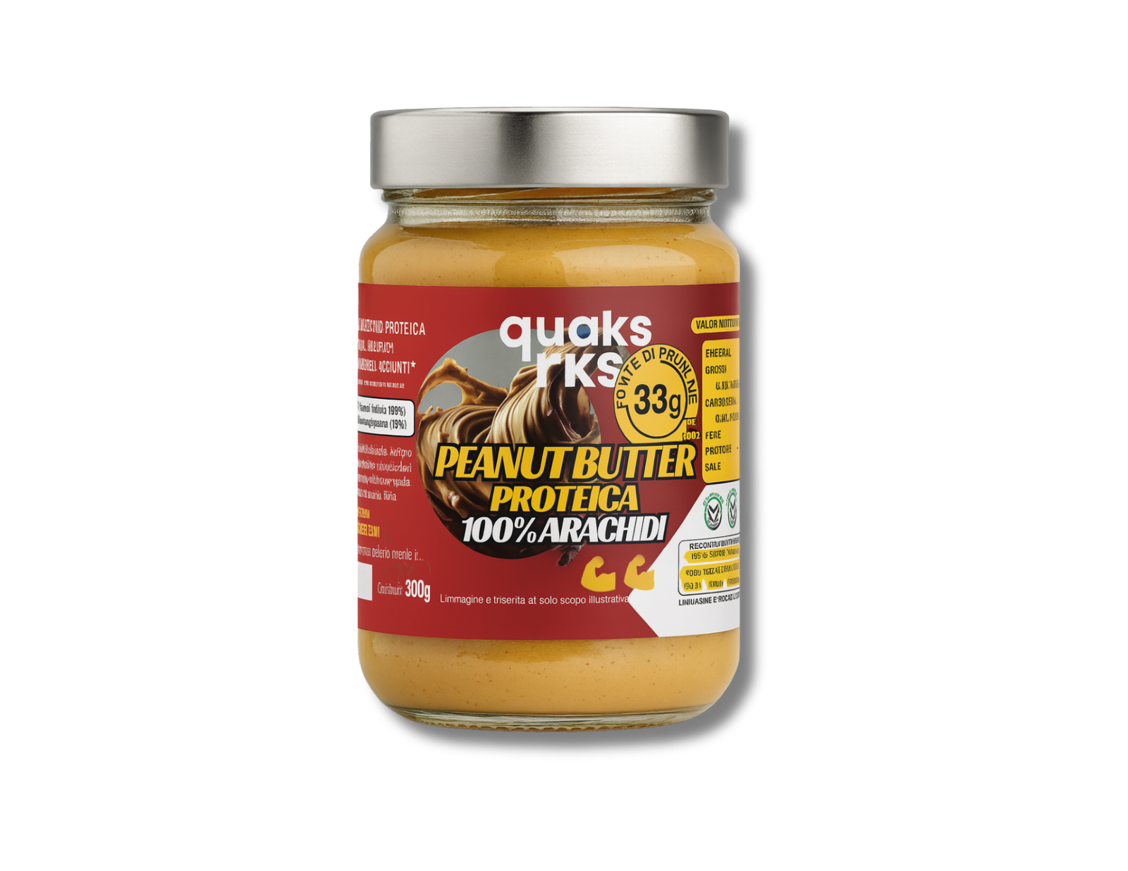 Crema di arachidi proteica