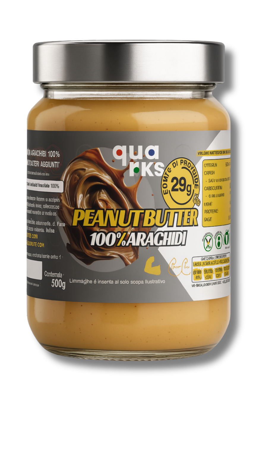 Burro di Arachidi 100% fitness Quarks