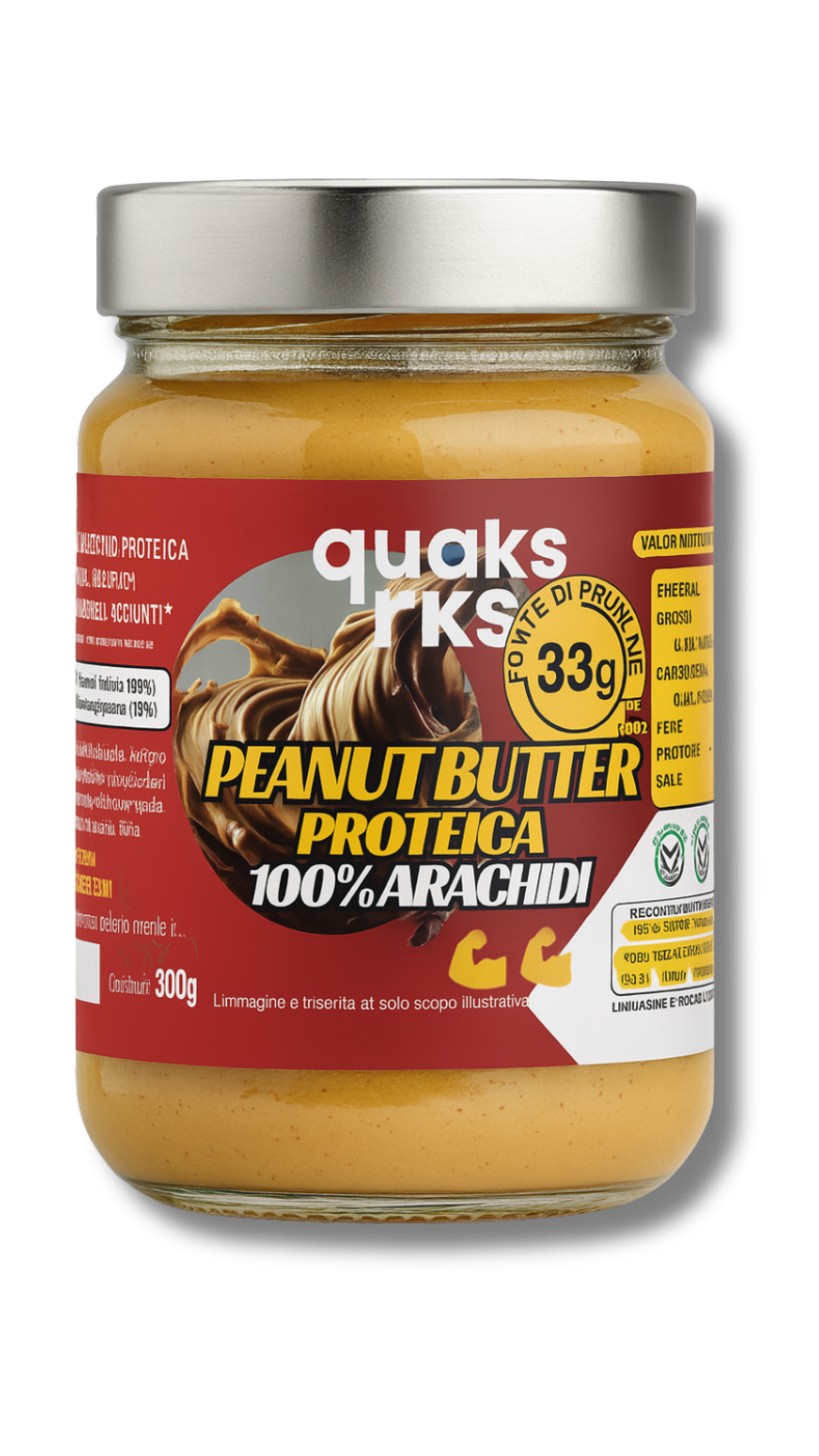 Burro di arachidi Proteica fitness Quarks