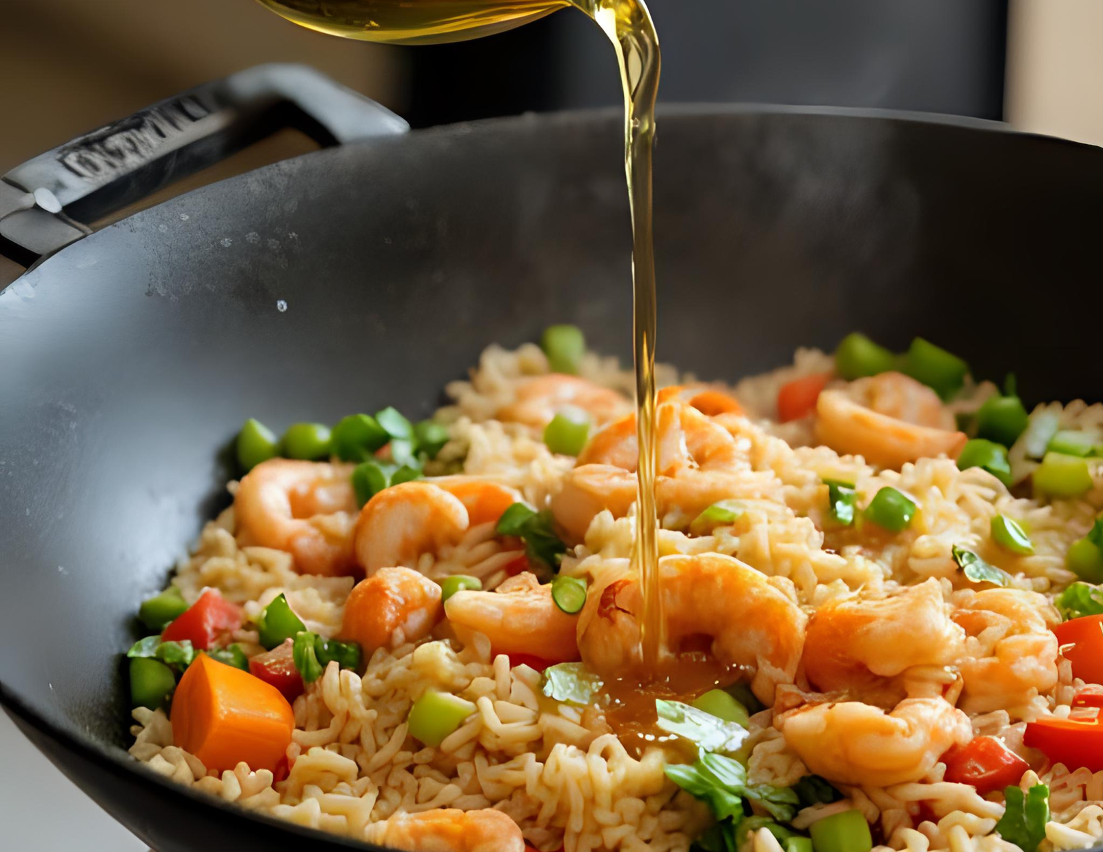 riso saltato all'orientale con olio di arachidi tostate estratto a freddo prodotti a base di arachidi Quarks