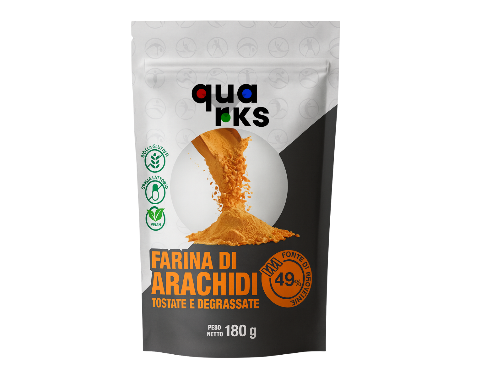 Farina di Arachidi tostate e degrassate fitness Quarks